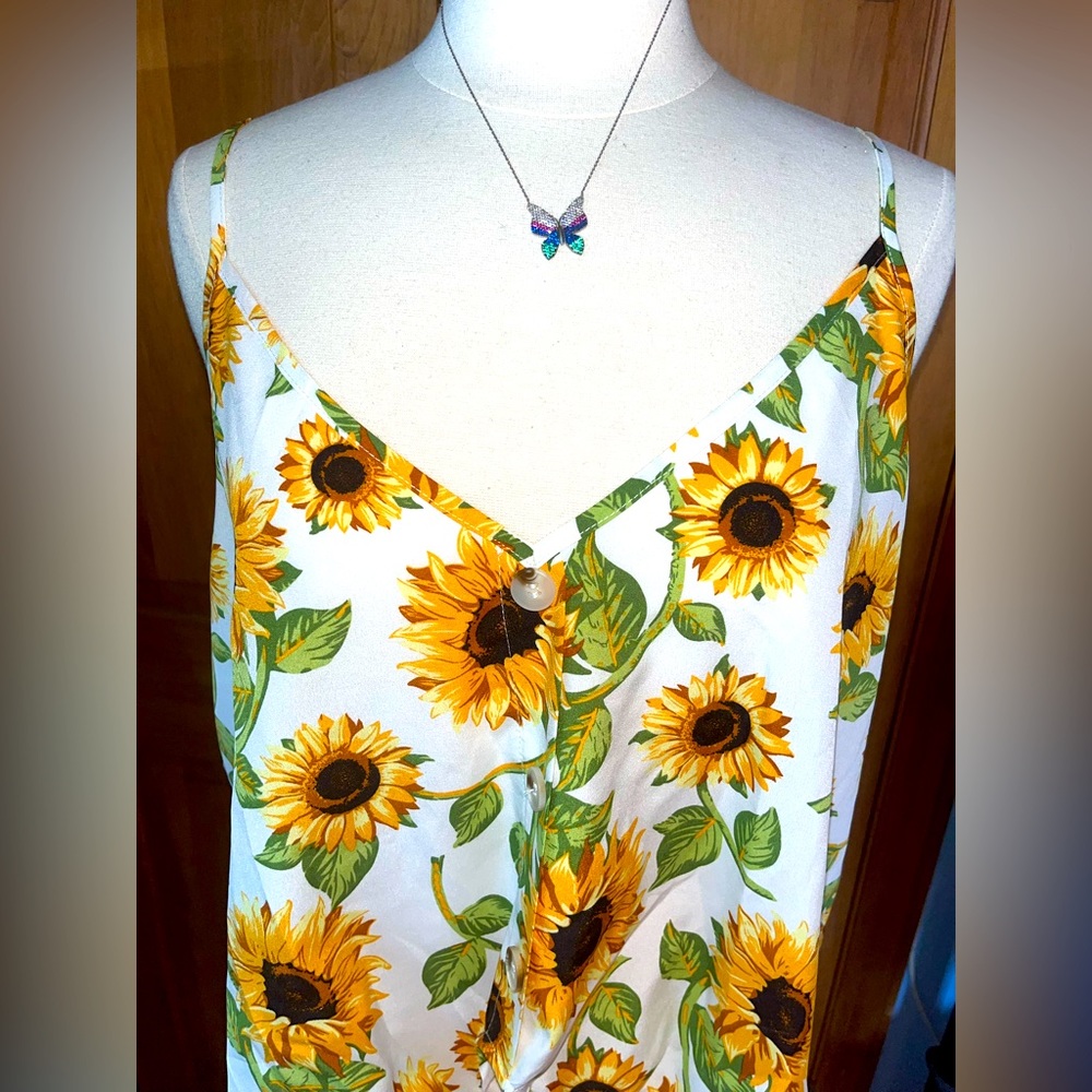 Sunflower Tank Top